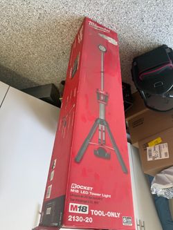 Milwaukee M18 ROCKET LED Tower Light 2130-20 – Like New/Open Box