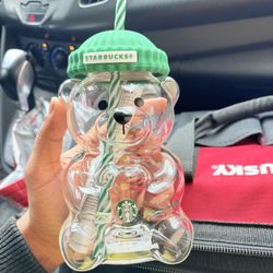 Starbucks, teddy bear cup