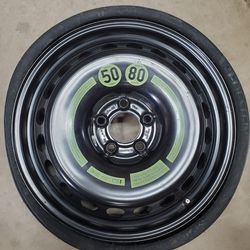 10-15 Mercedes X204 GLK350 Emergency Spare Tire Compact Wheel Rim 6.00x17H2 ET25


