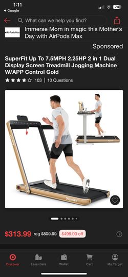 SuperFit Foldable Treadmill