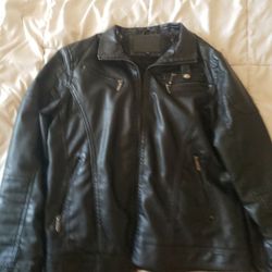 Faux Leather Jacket 