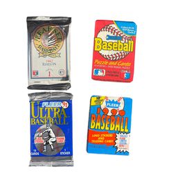 59 Vintage new MLB trading cards from the 90’s