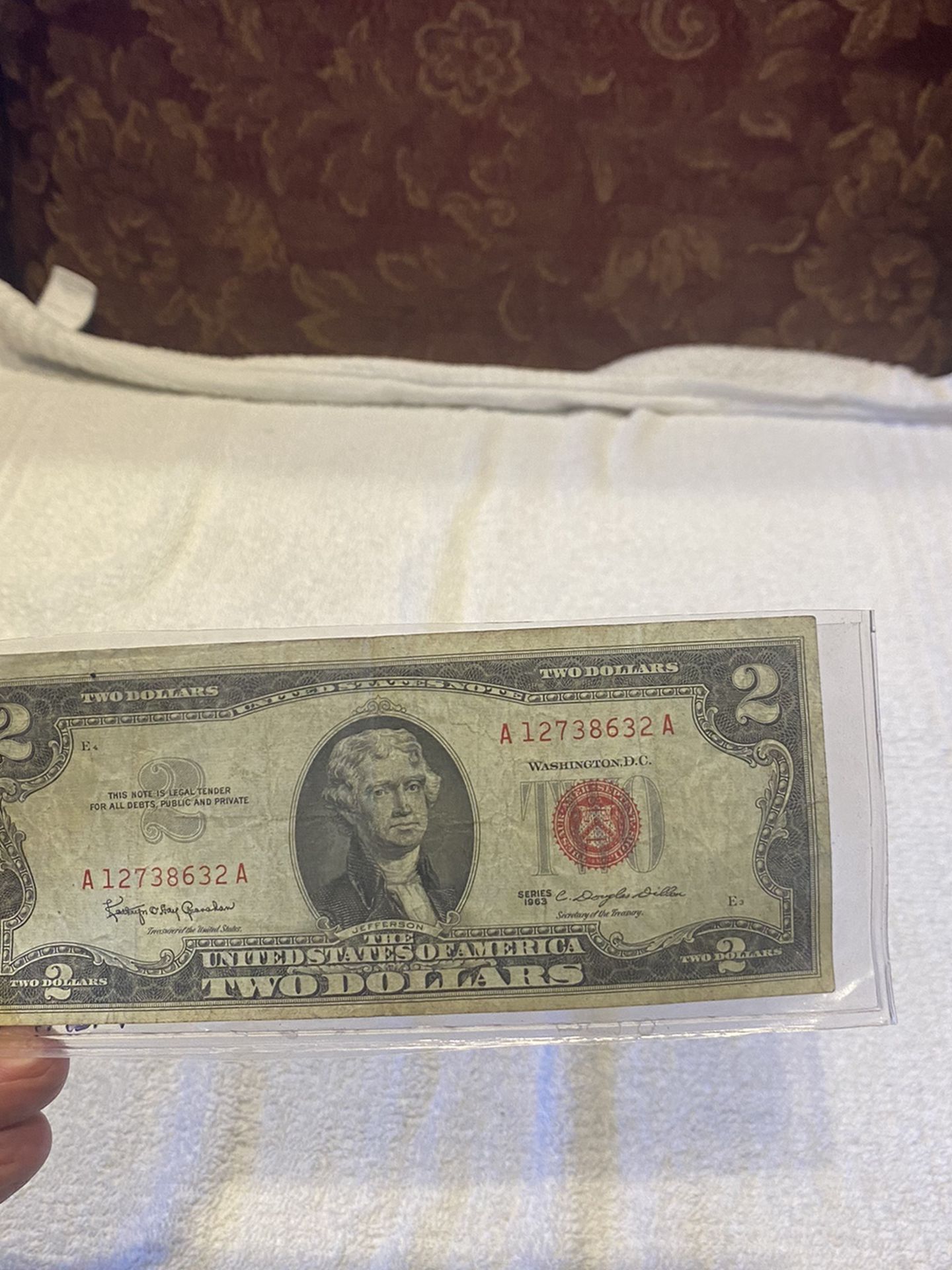 $2 Red Seal Note 1963 Series