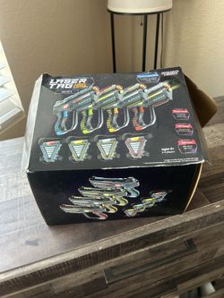 4 player laser tag set (with all parts)