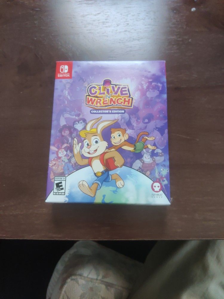 Nintendo Switch Clive 'n' Wrench Collector's Edition Complete 