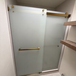 Shower Door With Install 