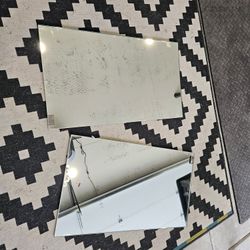 Mirrors 25 in x 14 in