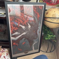 THE WITCH VARIANT LIMITED EDITION AND SIGNED AARON HORKEY CUSTOM FRAMED 
