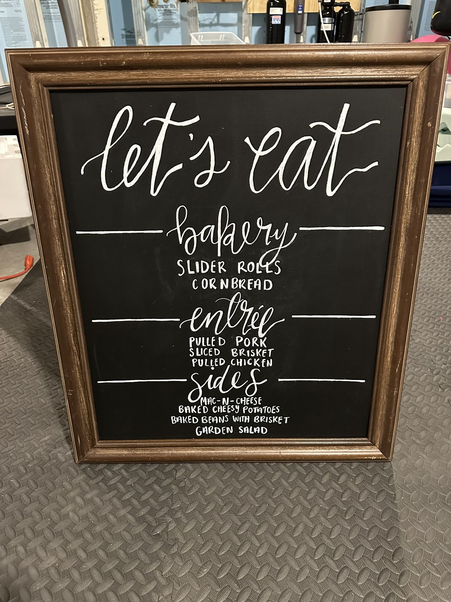 Wedding Food Signs