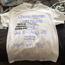 Chase Atlantic shirt from cold nights tour 