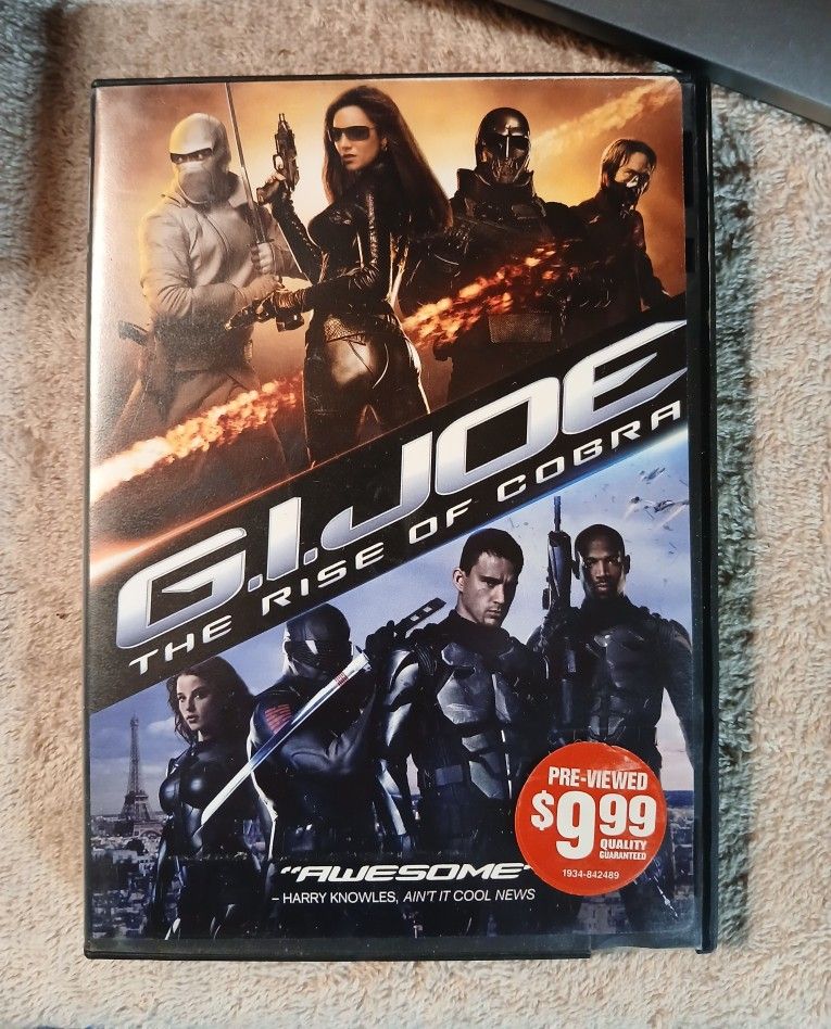 G.I. Joe The Rise Of The Cobra Movie DVD