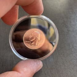 Quarter Dollar coin Bat coin