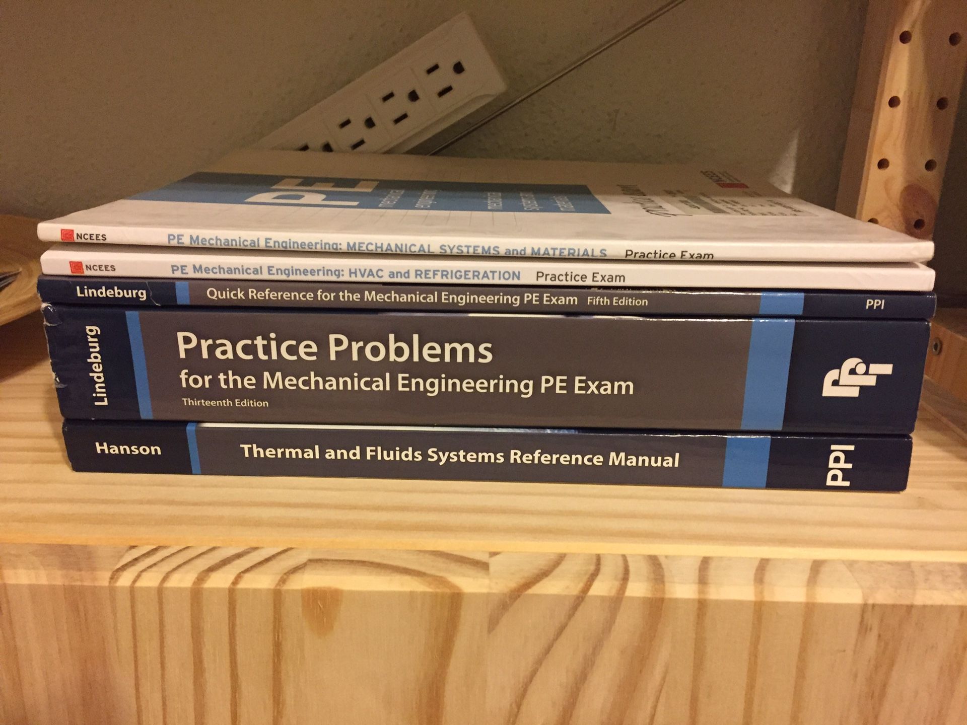 PE exam books mechanical engineering thermal and fluids systems