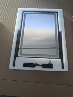 Vanity makeuo Mirror with Lights, Touch Control 3 Color Lighting Modes (16 in, White)