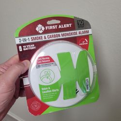 First Alert 2-in-1 Smoke & carbon monoxide alarm  There $50. Save 30