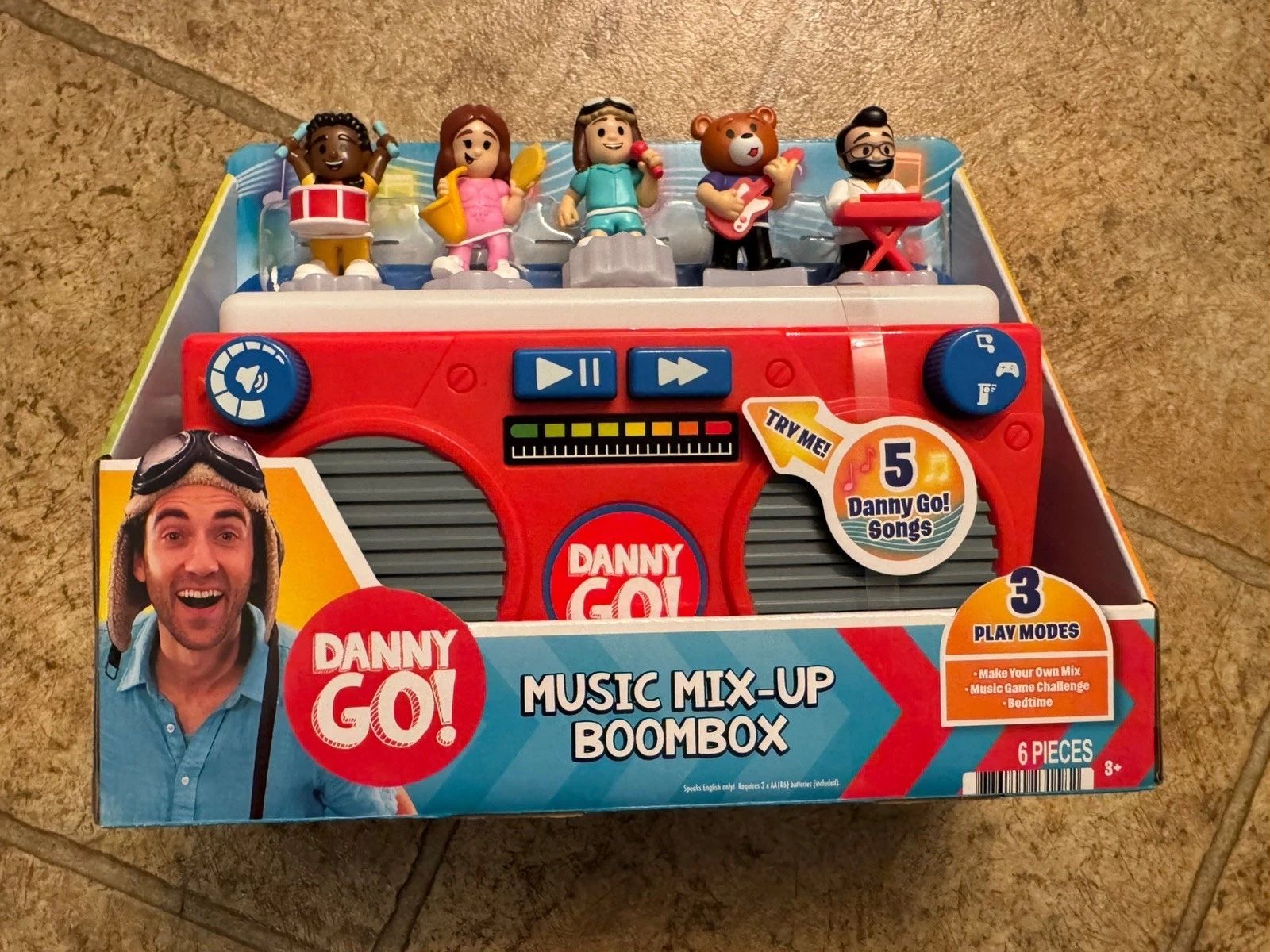 Danny Go! Music Mix-Up Boombox - Interactive Toy with Lights and Sounds for Kids