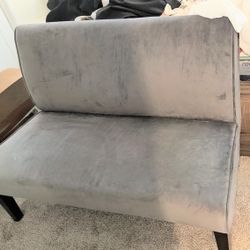 Lightweight Soft Velvet Armless Couch