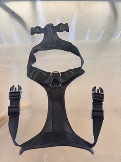 XLBlack Dog Harness with Quick-Release Buckles