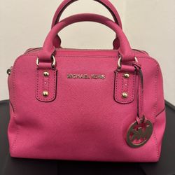 MICHAEL KORS Pink Leather Handbag 