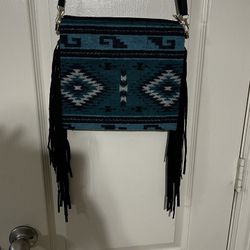 New tribal Aztec Fringe Crossbody 