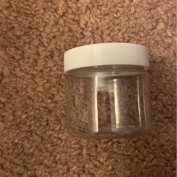 Clear Jar With Lid- 2 Oz