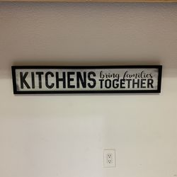 Kitchen Framed Saying