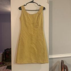 Yellow Anthropologie Dress