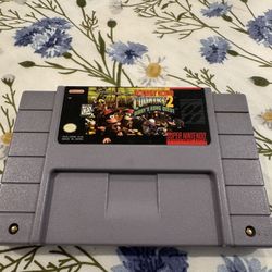 Donkey Kong Country 2, DK2, SNES, Authentic, Tested