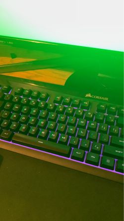 Corsair gaming keyboard with box