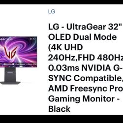 Oled Gaming Monitor 