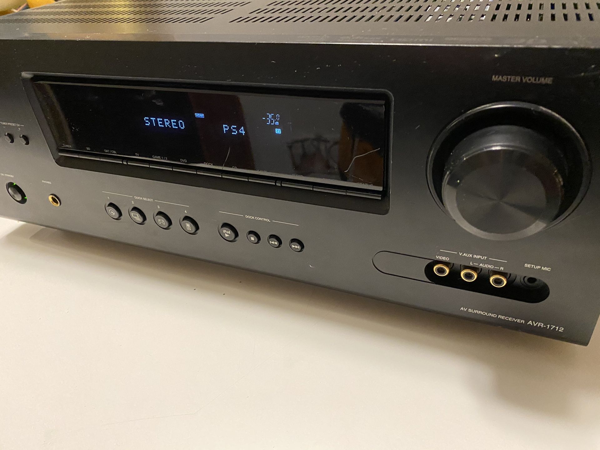 Denon AVR1712 7.1CH AV Receiver TrueHD, DTSHD, DTS, HDMI and Dolby