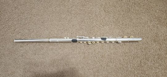 Silver Flute With Case