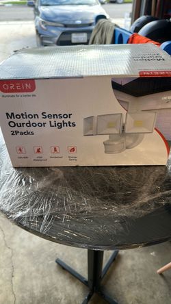 Motion sensor outdoor lights