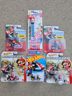 6 New Mario Kart Hot Wheels Mixed Cars Bundle (VALENCIA) $30