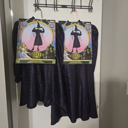 Wicked Elphaba Child Costume Size XS(3T-4T) and S (4-6x)