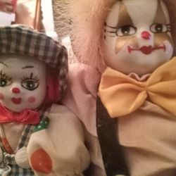 Vintage Clown Dolls