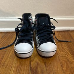 Heelys Tommy Hilfiger Size 7 High Top Shoes - Navy/white