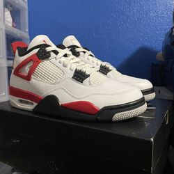 Jordan 4 Retro Red Cement Size 9.5