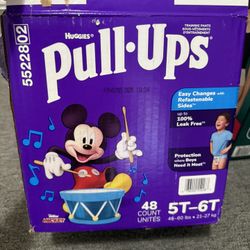 Huggies pull ups 5-6T 45 Counts 