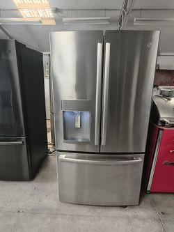 Ge Refrigerator Stainless Steel 3 Door 