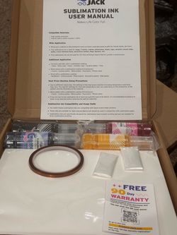 Printers Jack Sublimation Ink Kit FACTORY, SEALED