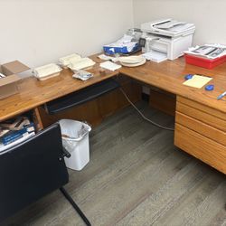 Free L Shape Office Desk