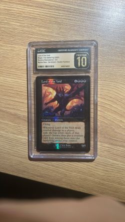 MTG SERIALIZED LORD OF THE VOID CGC PRISTINE 10