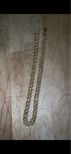 14k solid rope chain