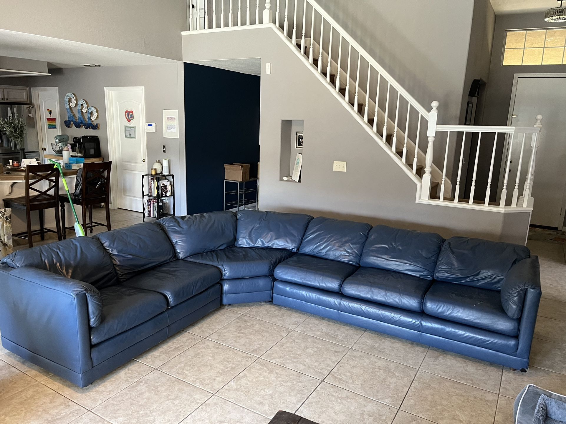Leather Sectional