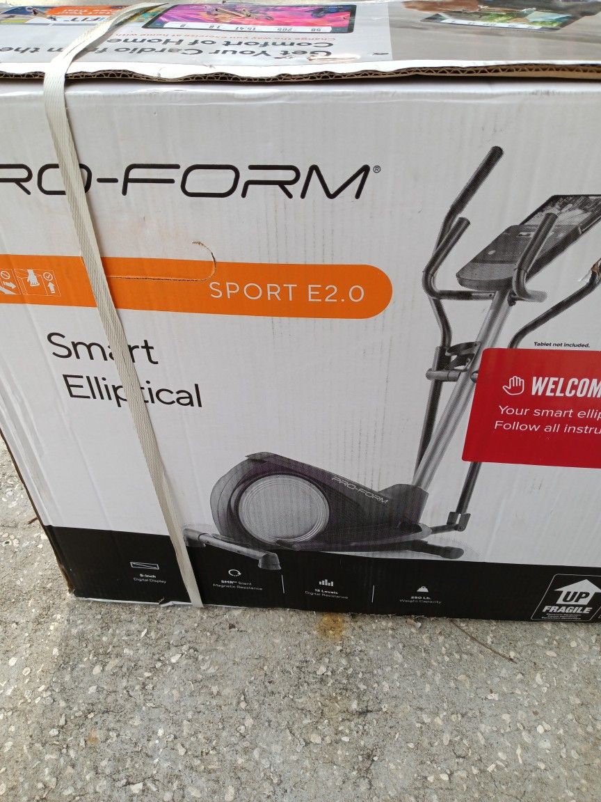 Pro Form Smart Elliptical Sport E2.0 Exercise Bike