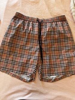 Burberry Check Drawcord Swim Shorts