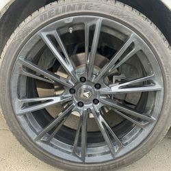 22 Inch Asanti Rims And Tires (Black)