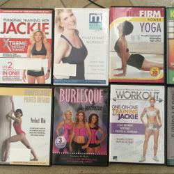Exercise Dvds 10 for $20