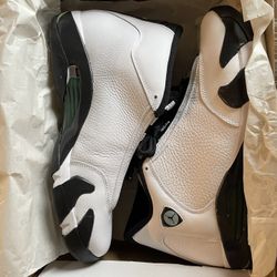 Size 11 Jordan 14 Oxidized Green